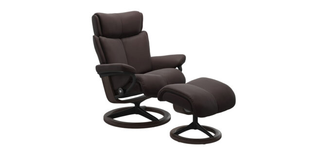 Magic Signature chair with footstool