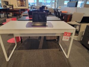 Linea Desk - Satin White